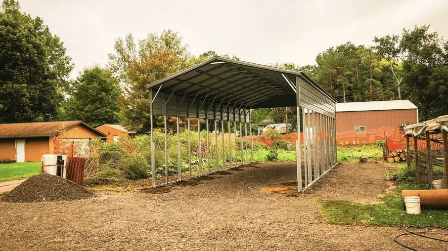 Supreme Buildings - carports - 12x26 Carport