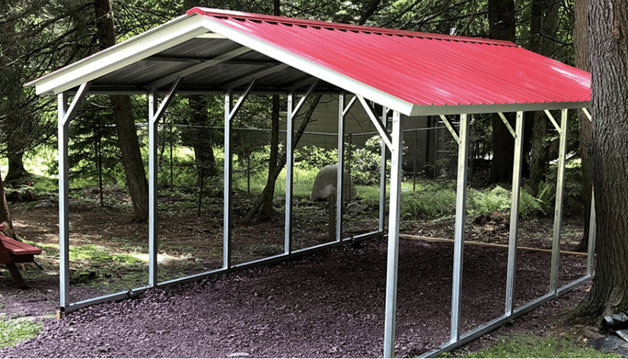 Supreme Buildings - carports - 12x16 Carport